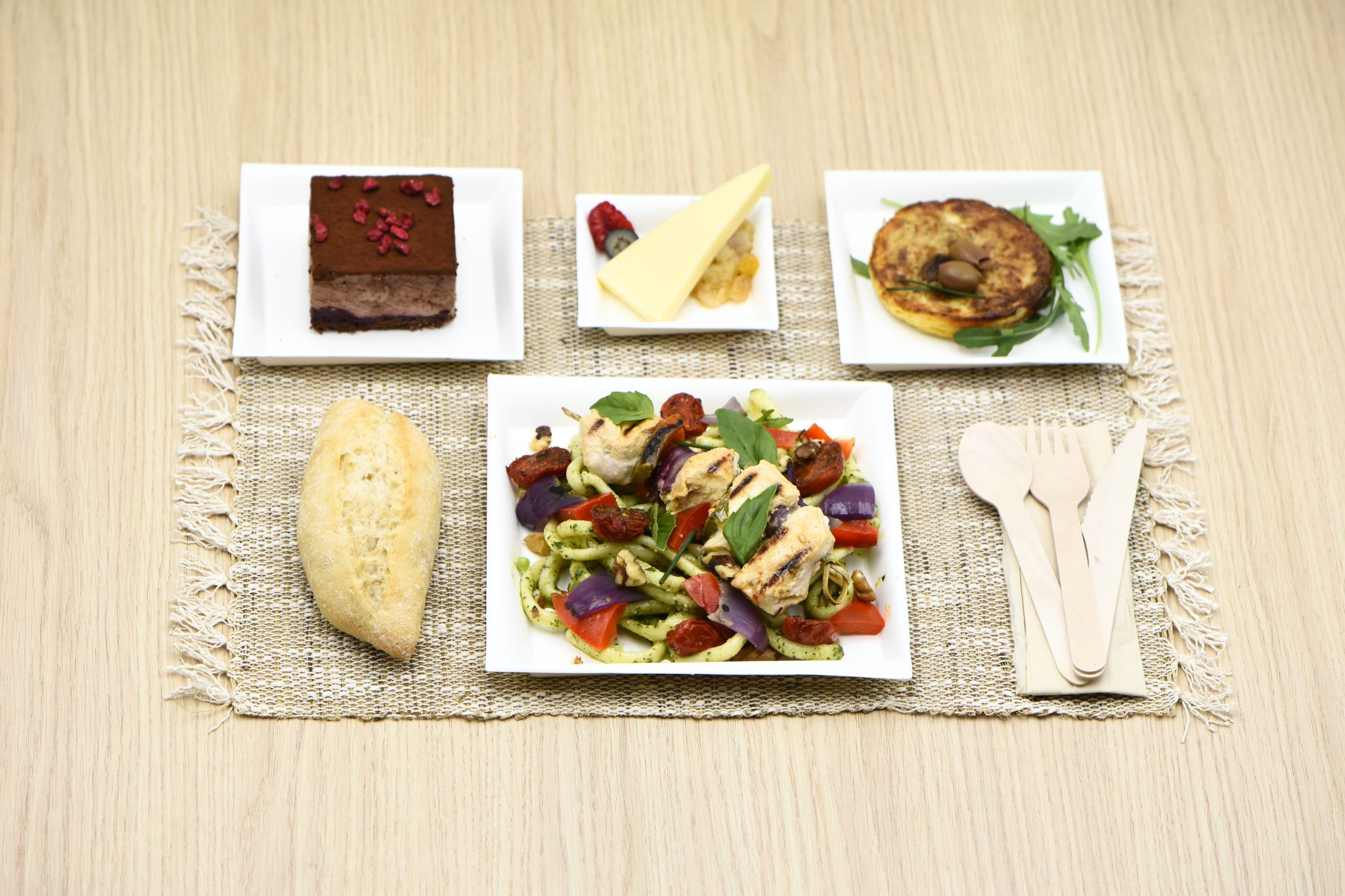 BROCHETTE DE POULET AU PESTO